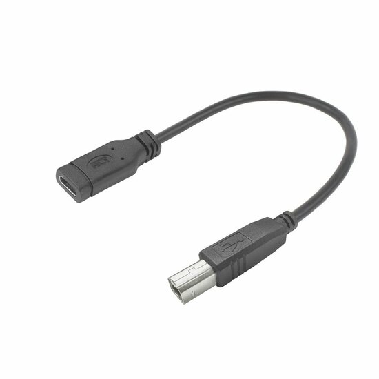 ACT Adapterkabel | USB Type-C (Female) naar USB-B 2.0 (Printer) | 0,2 meter