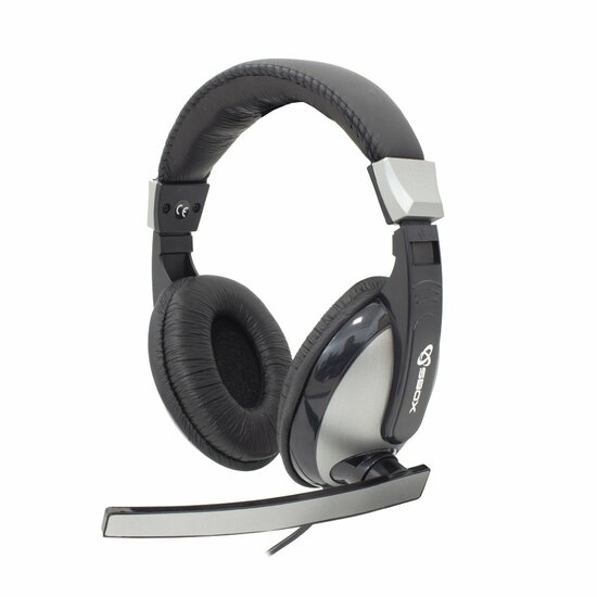 SBOX HS-302 | On-Ear Gaming Headset 3,5mm Connector | Zwart/Grijs