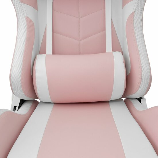 White Shark Roxy | Roze Gamingstoel met Verstelbare Rugleuning | Belastbaar tot 120 kg