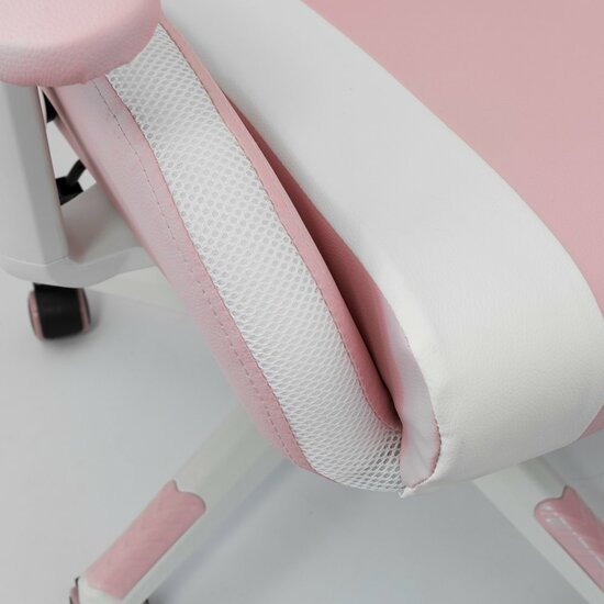 White Shark Roxy | Roze Gamingstoel met Verstelbare Rugleuning | Belastbaar tot 120 kg