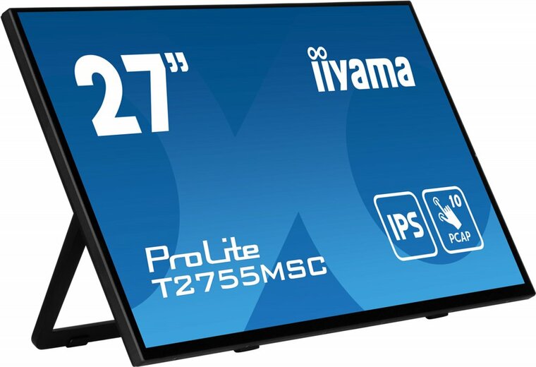 iiyama ProLite T2755MSC-B1 27&quot; | 1920x1080 Full HD | IPS Touchscreen | 10-Punts Multi-Touch | Monitor