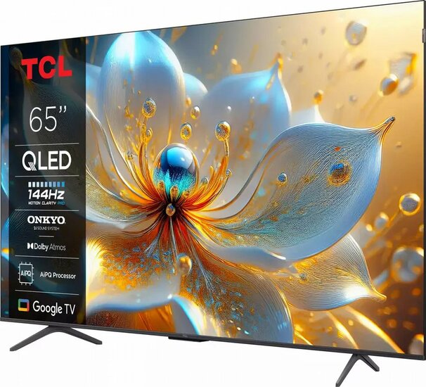 TCL 65T8C | 65&quot; 4K Ultra HD QLED Smart TV | 120Hz | Google TV + Wifi | Dolby Vision | HDMI 2.1 (2025)