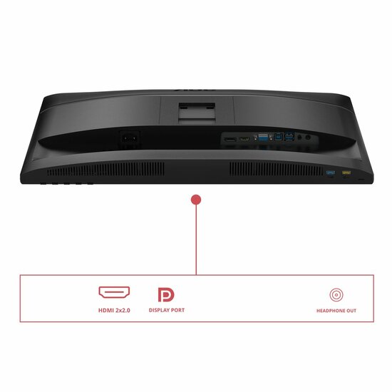 AOC U34E2M 34" | UWQHD 3440x1440 | VA | 100Hz | 4ms | Ultrawide Monitor | Zwart