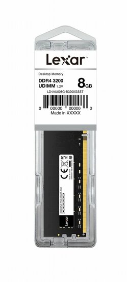 Lexar | 1&times;8 GB DDR4 | 3200 MHz | UDIMM | CL22 | Geheugenmodule | RAM