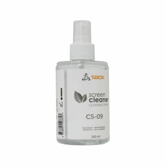 SBOX CS-09 Schermreiniger Spray | 200ml