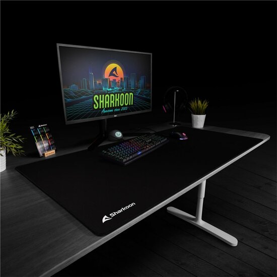 Sharkoon 1337 V2 | Big Game Muismat | Zwart