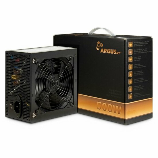 Inter-Tech ArgusNT BPS-500 | 500 Watt Bronze ATX PSU | Power Supply | Voeding