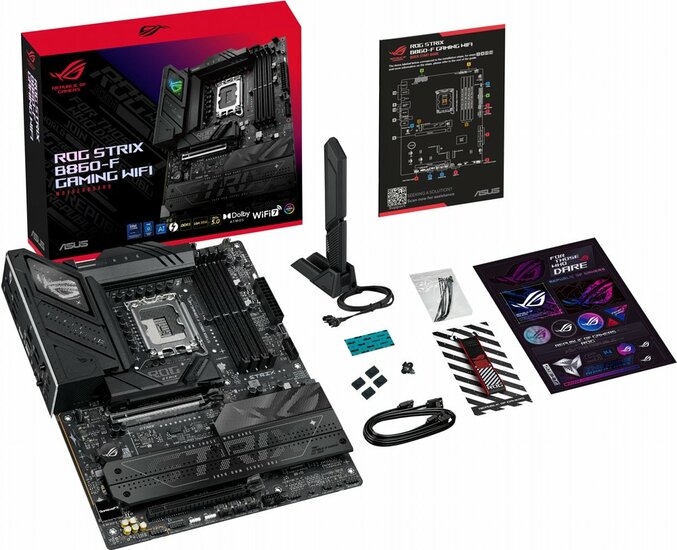 ASUS ROG Strix B860-F GAMING WIFI | Socket LGA 1851 | Intel B860 | 4xDDR5 | ATX | Moederbord