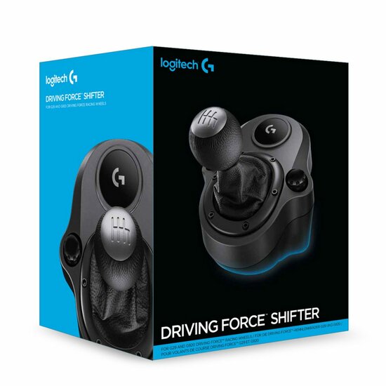 Logitech G Driving Force Shifter | 6-Versnellings H-Pattern | USB | Compatibel met PC, PS4, PS5 &amp; Xbox One