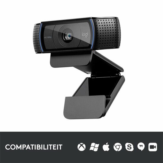 Logitech C920 HD | 1080p 30FPS USB Webcam | Met Microfoon