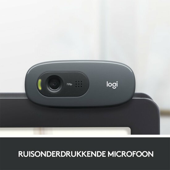 Logitech C270 | 720p 30FPS USB Webcam met Microfoon