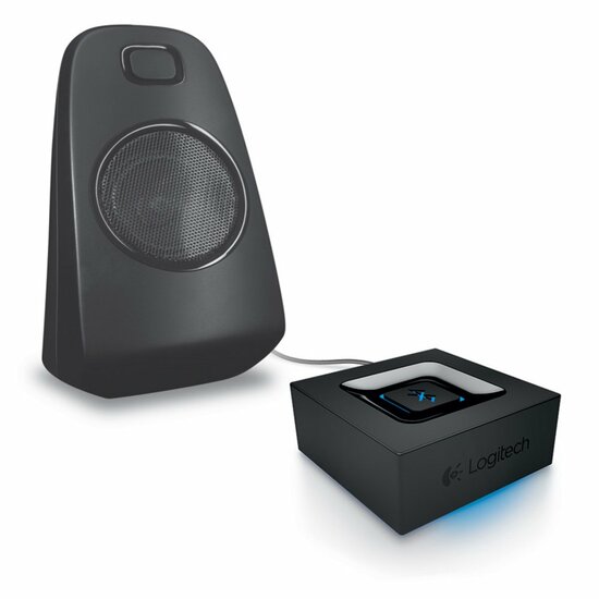 Logitech Bluetooth Audio Adapter | Draadloos Streamen | 3,5mm &amp; RCA | Zwart