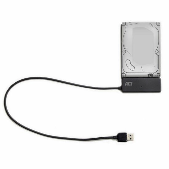 ACT AC1515 | 2,5 inch &amp; 3,5 inch SATA HDD/SSD naar USB 3.2 Gen 1 Adapter