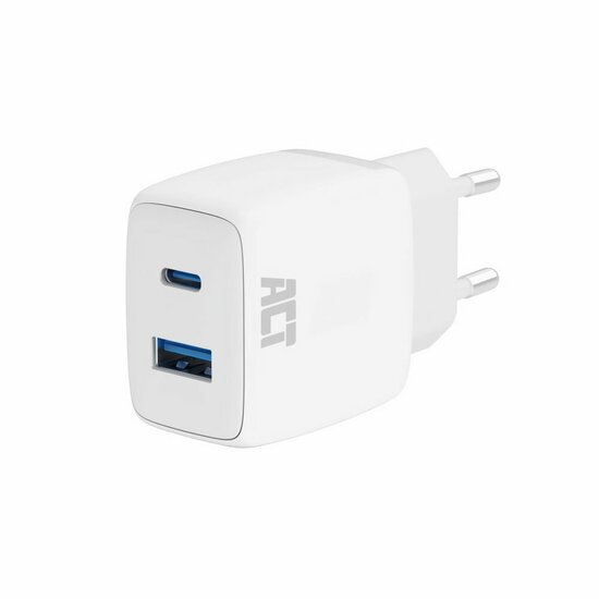 ACT AC2122 | Universele Oplader voor Mobiele Apparaten 20W | Wit | Snel Opladen