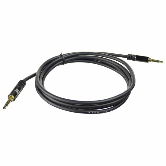 ACT AC3612 | 3.5mm Audiokabel | 5 Meter | Stereo Jack naar Jack | Zwart