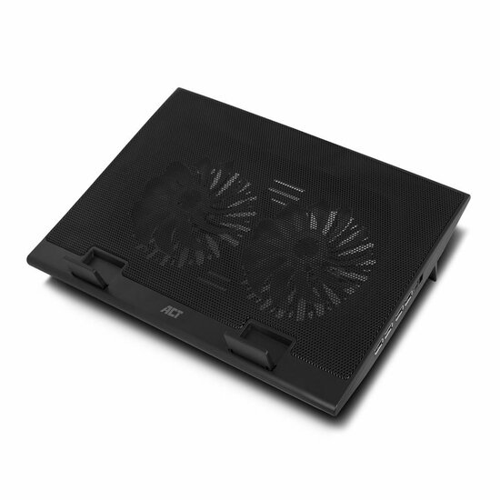 ACT AC8105 | Notebook Cooling Pad | 43,9 cm (17.3") | 2500 RPM | Zwart