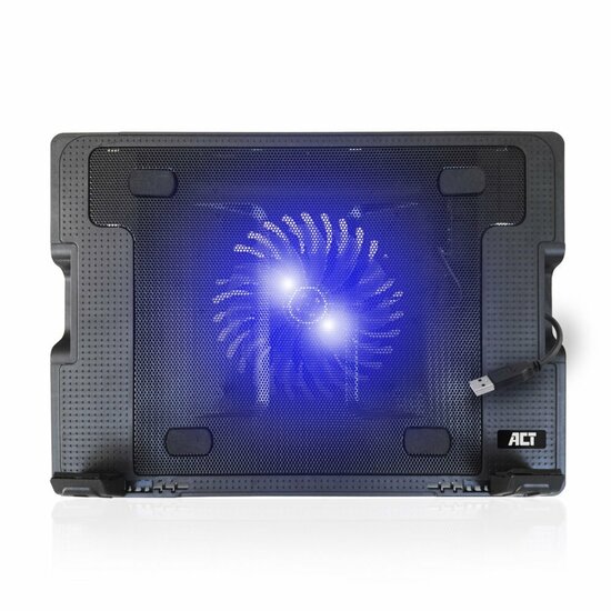 ACT AC8110 | Notebook Cooling Pad | 43,9 cm (17.3") | 1000 RPM | Zwart
