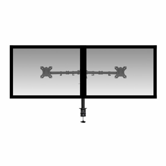 ACT AC8302 | Verstelbare Monitor-bureaubeugel | Tot 32" | Max 8kg | VESA 100x100 | 2 Monitoren