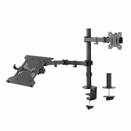 ACT AC8305 | Notebookstandaard tot 15.6" &amp; Monitorarm tot 32" | Zwart