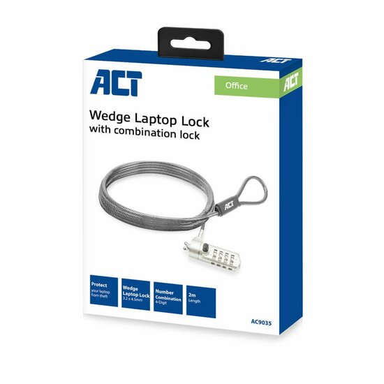 ACT kabelslot | Metallic | 2 m | AC9035