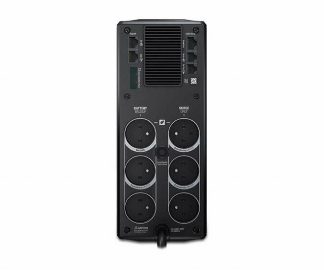 APC Back-UPS Pro BR1200G-FR | 1200 VA | 6 Franse/Belgische Stopcontacten (3 op Accu) | AVR Spanningstabilisatie | Bescherming tegen Stroomstoringen