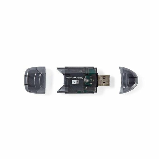 Nedis CRDRU2100BK | Geheugenkaartlezer | USB 2.0 | Zwart