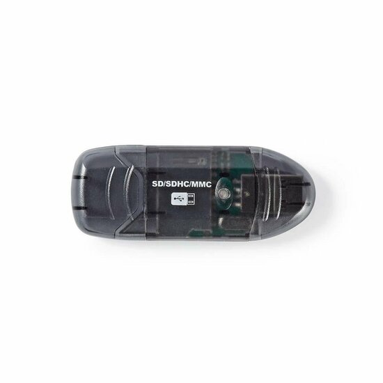 Nedis CRDRU2100BK | Geheugenkaartlezer | USB 2.0 | Zwart