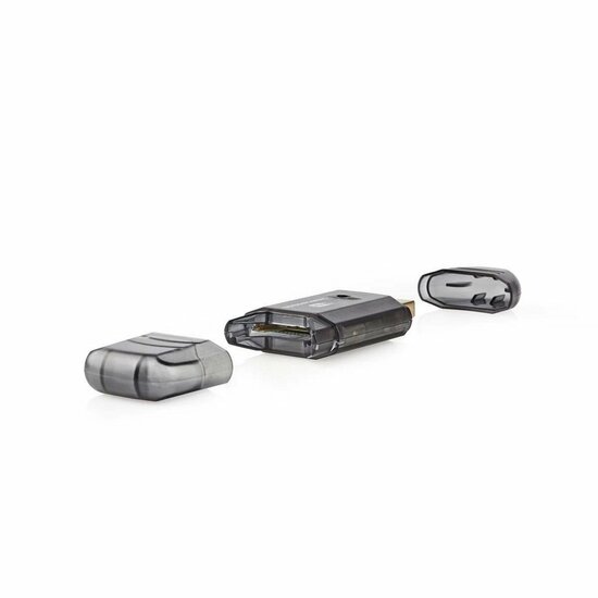 Nedis CRDRU2100BK | Geheugenkaartlezer | USB 2.0 | Zwart