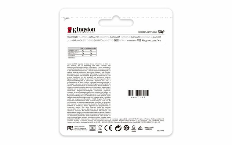 Kingston DataTraveler 70 | 128GB USB-C 3.2 Flash Drive | Zwart