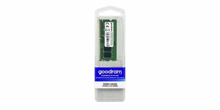 Goodram GR3200S464L22/16G | 16GB DDR4 3200 MHz | SO-DIMM (1&times;16GB) | CL22