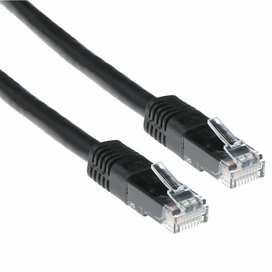 ACT netwerkkabel | Cat5e | U/UTP (UTP) | 10 m | Zwart