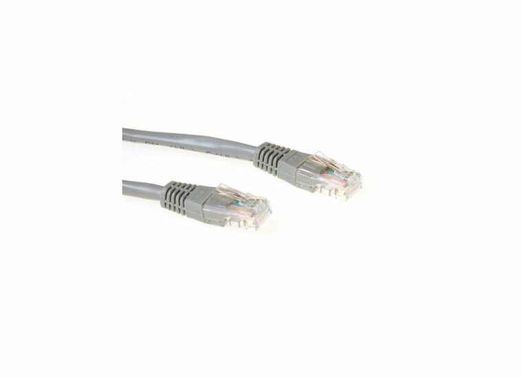 ACT netwerkkabel | Cat5e | U/UTP (UTP) | 1 m | Grijs