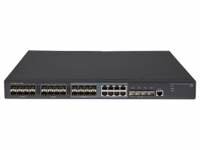 HPE 5130-24G-SFP-4SFP+ EI | Refurbished Silver L3 Managed Switch | 24x Gigabit SFP | 4x 10G SFP+ | 1U Rackmount | Zwart | REFURBISHED