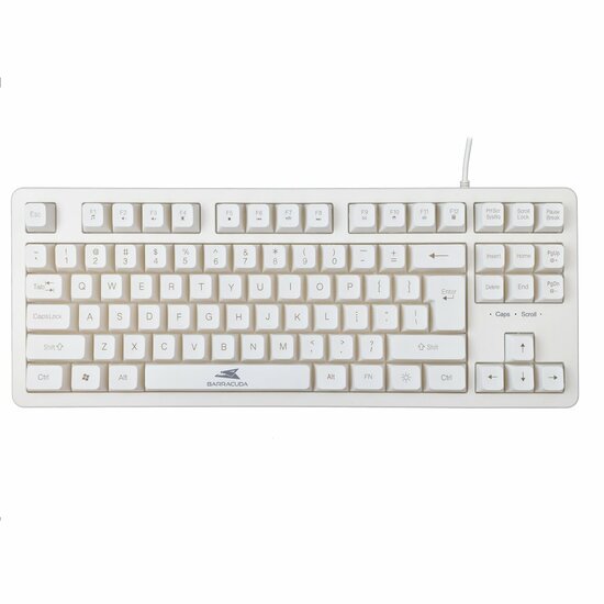 Baracuda KRILL RGB | Tenkeyless Bedraad Gaming Toetsenbord | QWERTY | Wit