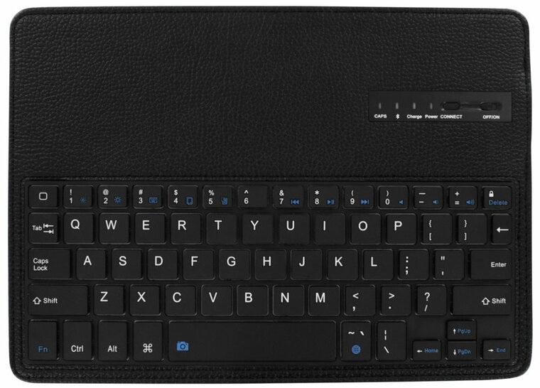 Mobiparts Bluetooth Keyboard Case | Geschikt voor Apple iPad Air/Air 2/9.7 (2017)/9.7 (2018)/Pro 9.7 | QWERTY | Zwart