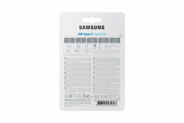 Samsung MUF-128DA | 128GB USB-C 3.2 Flash Drive | Blauw