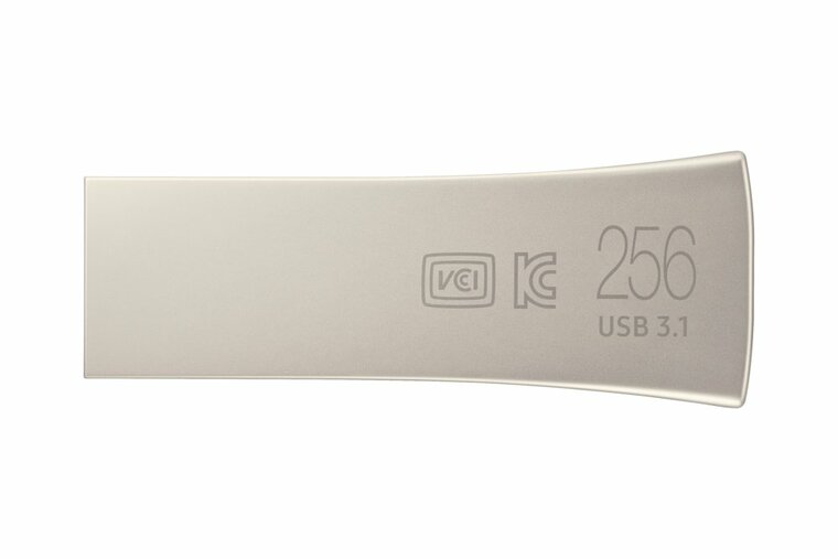 Samsung Bar Plus | 256GB USB-A 3.2 Flash Drive | tot 400 MB/s lezen | tot 110 MB/s schrijven | Zilver