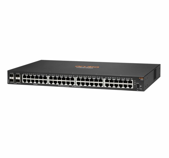 Aruba 6000 48G 4SFP | Managed L3 Switch | 48x Gigabit Ethernet | 4x SFP | 1U Rackmount