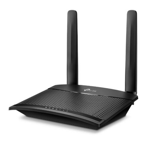 TP-Link TL-MR100 | 4G LTE Router | WiFi 4 (2,4 GHz) | Ethernet Fast (10/100 Mbps) | Zwart
