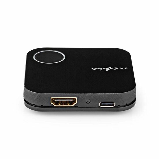 Nedis VWFI3450BK | Draadloze HDMI-ontvanger | 4K Ondersteuning | Wi-Fi | Zwart
