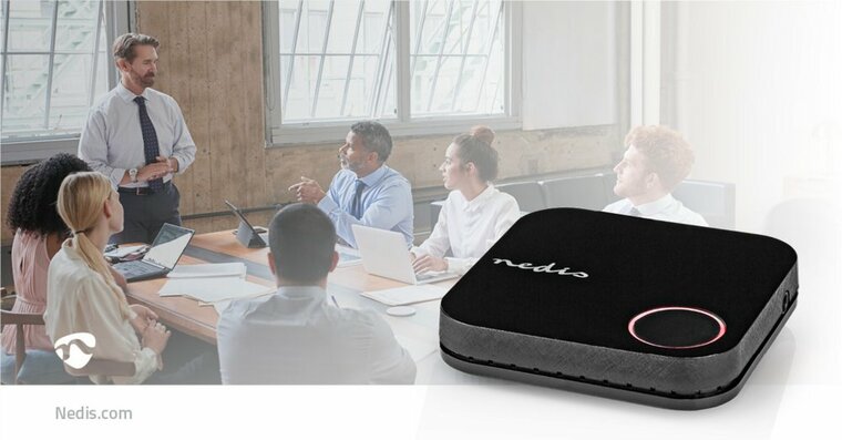 Nedis VWFI3450BK | Draadloze HDMI-ontvanger | 4K Ondersteuning | Wi-Fi | Zwart