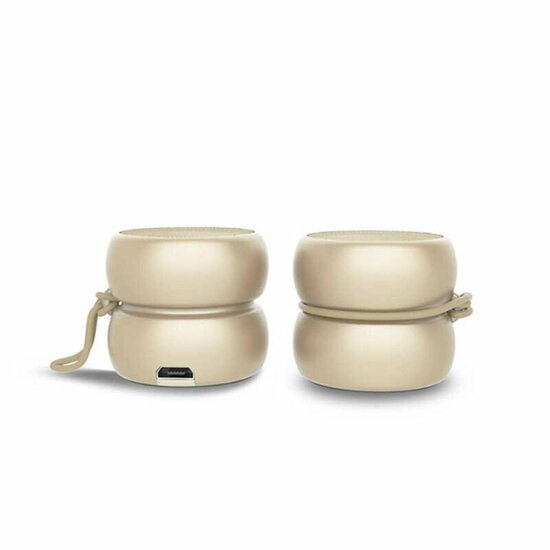 Xoopar YOYO 2x3W | Draagbare Bluetooth Speaker | Ingebouwde Selfie-Afstandsbediening | Goud
