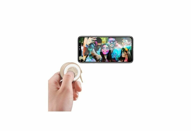 Xoopar YOYO 2x3W | Draagbare Bluetooth Speaker | Ingebouwde Selfie-Afstandsbediening | Goud