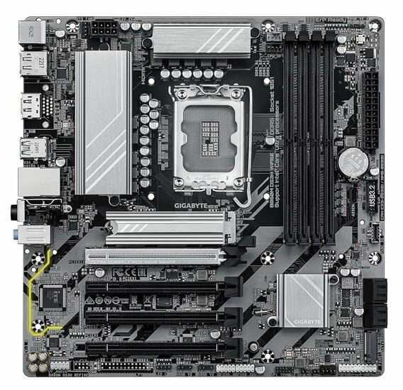 Gigabyte B860M DS3H WIFI6E | Socket LGA 1851 (V1) | Intel B860 | 4xDDR5 | Micro ATX | Moederbord