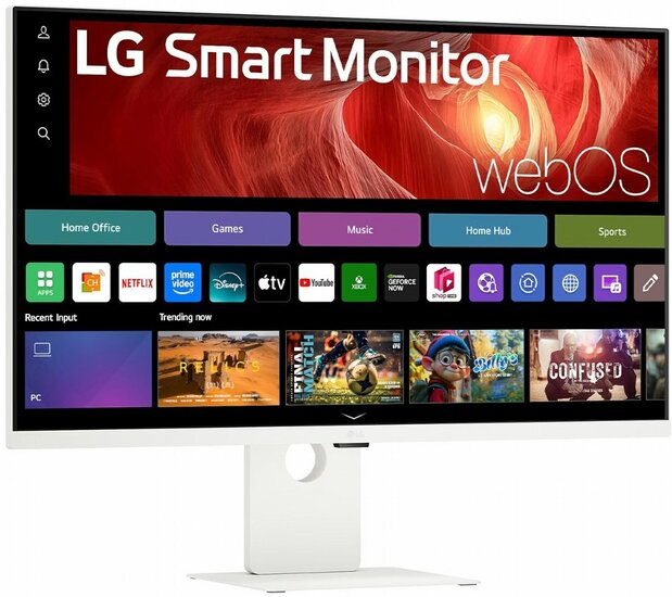 LG 37U730SA-W 37" | 3840x2160 4K UHD IPS | 60Hz | Smart Monitor met webOS | USB-C 65W | Wit
