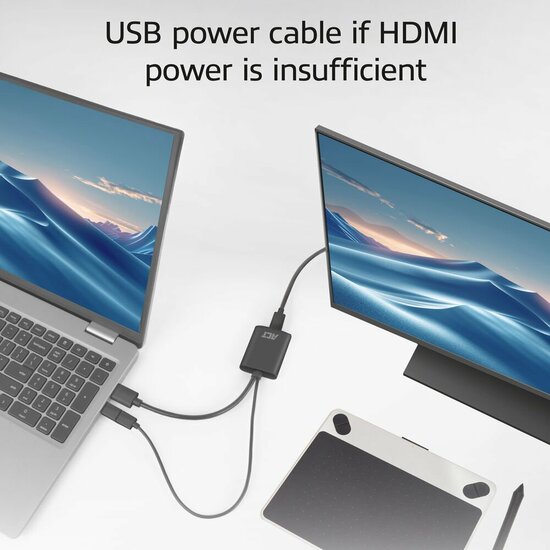 ACT AC7537 | HDMI naar USB Type C female adapter | 4K 60Hz