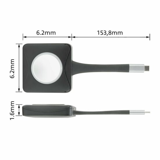 ACT Aero 4K Presentator Knop (AC7961) | USB-C | 4K | Draadloos | Tot 20m | Plug and Play