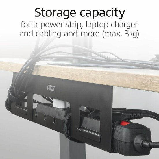 ACT Kabelgoot voor onder bureau | 40 cm | Staal