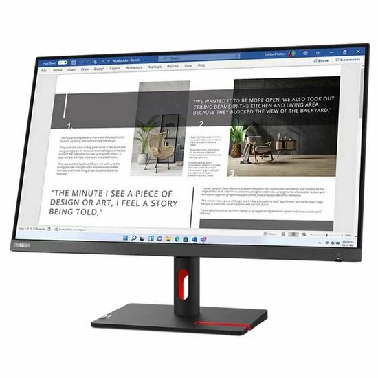 Lenovo ThinkVision S27i 30 | 27" Full HD Monitor | 100Hz | Grijs