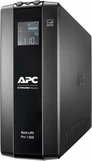 APC Back-UPS Pro BR1300MI | UPS Noodstroomvoeding | 1300VA / 780W | 8x IEC C13 | AVR | LCD Display